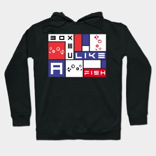 Boxed like a fish, Boxed art 3 Hoodie